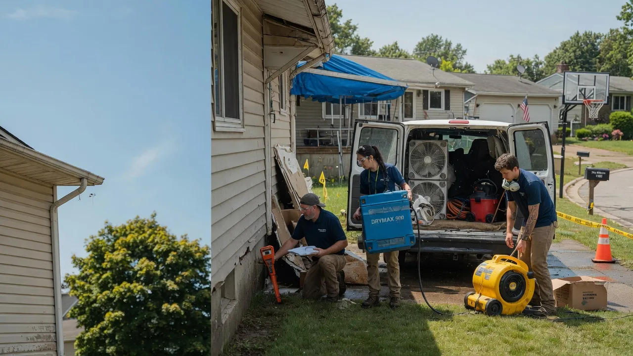 Ceiling Leak Cleanup in Holland, OH near me
